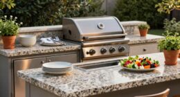 outdoor serving and grilling