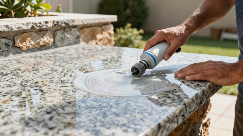 outdoor stone sealing maintenance
