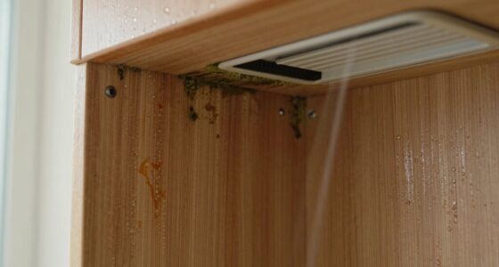 prevent cabinet moisture build up