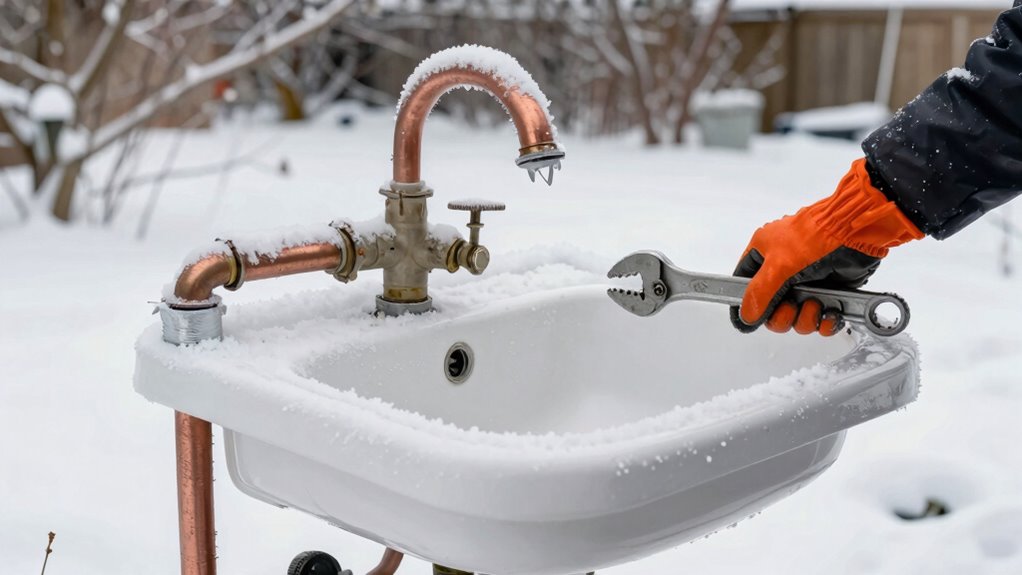 protect outdoor pipes from freezing