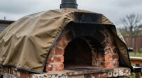 protects oven from weather
