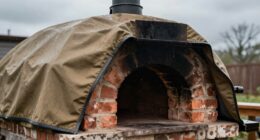 protects oven from weather