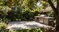 selecting optimal outdoor kitchen location