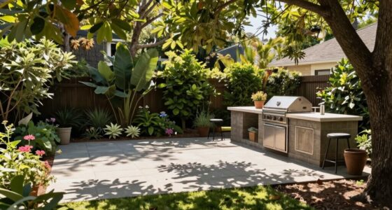 selecting optimal outdoor kitchen location