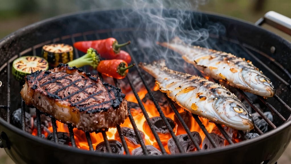 two zone grilling mastery