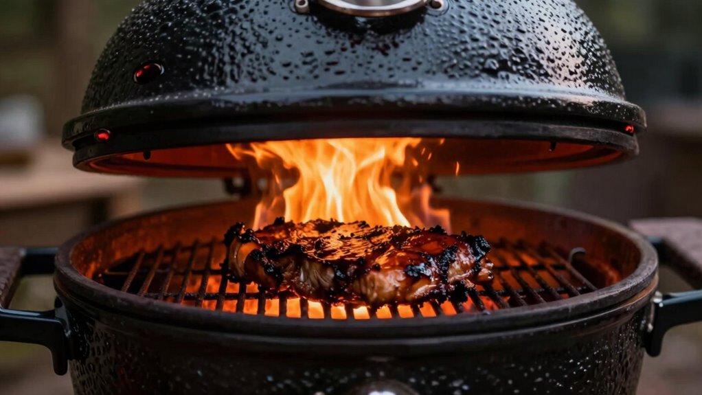 unique smoky temperature controlled grilling