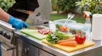 use separate utensils and surfaces