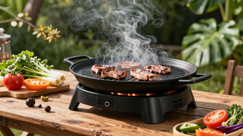 versatile outdoor cooking surface