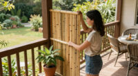 Before And After: This Renter-Friendly Privacy Hack Completely Changed Her Porch
