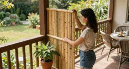 Before And After: This Renter-Friendly Privacy Hack Completely Changed Her Porch