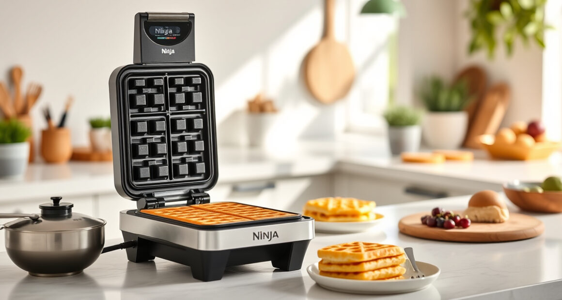 Sizzle Up Your Summer Mornings with the Ninja Belgian Waffle Maker Pro
