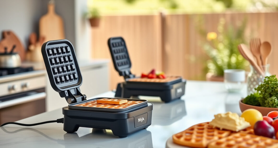 Make Perfect Summer Waffles Now with Ninja Belgian Waffle Maker Pro