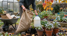 7 Household Trash Items You Should Save In Fall To Protect Plants From Frost