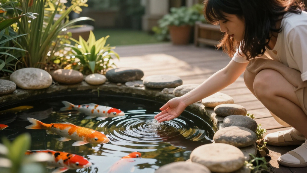 Jennifer Aniston’s Koi Pond Is The Dreamy Garden Luxury You Can Copy On A Small Scale – Fish Optional