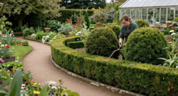 Richard E. Grant Uses Stunning Hedging To Zone His Magical Garden – It’s Ideal For Providing Year-round Colour