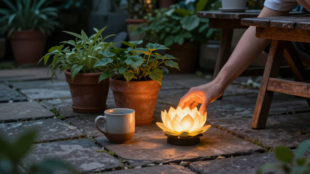 This Lotus Solar Light Is So Beautiful I'm Buying 5 Of Them To Transform My Patio Into A Serene And Snug Haven After Dark